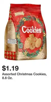 Big Lots Assorted Christmas Cookies, 8.8 Oz offer