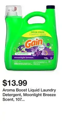 Big Lots Aroma Boost Liquid Laundry Detergent, Moonlight Breeze Scent, 107 Loads, 154 Oz, HE Compatible offer