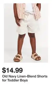 Old Navy Old Navy Linen-Blend Shorts for Toddler Boys offer