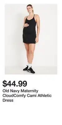 Old Navy Old Navy Maternity CloudComfy Cami Athletic Dress offer