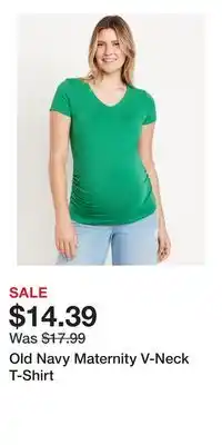 Old Navy Old Navy Maternity V-Neck T-Shirt offer