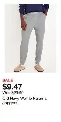 Old Navy Old Navy Waffle Pajama Joggers offer