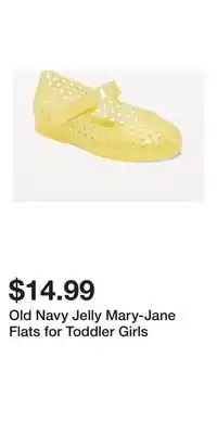 Old Navy Old Navy Jelly Mary-Jane Flats for Toddler Girls offer