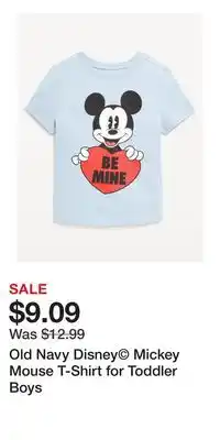 Old Navy Old Navy Disney Mickey Mouse T-Shirt for Toddler Boys offer