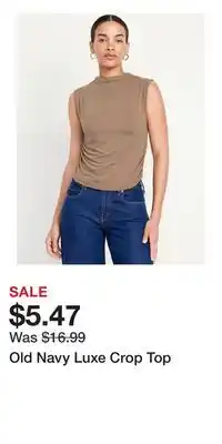 Old Navy Old Navy Luxe Crop Top offer