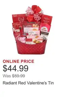 Costco Radiant Red Valentine's Tin offer