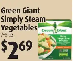 Gristedes Green Giant Simply Steam Vegetables offer