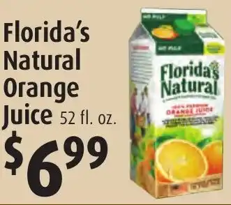 Gristedes Florida's Natural Orange Juice offer