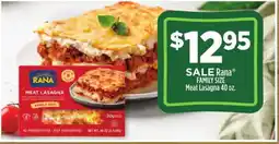 Dollar General Rana family size meat lasagna offer