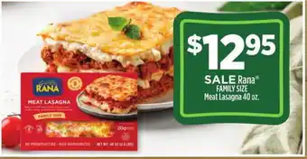 Dollar General Rana family size meat lasagna offer