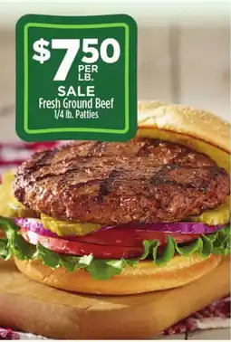 Dollar General Fresh Ground Beef 1/4 lb. Patties offer