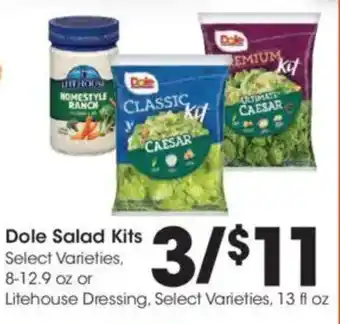 Kroger Dole Salad Kits offer