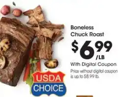 Kroger Boneless Chuck Roast offer