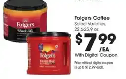 Kroger Folgers Coffee offer