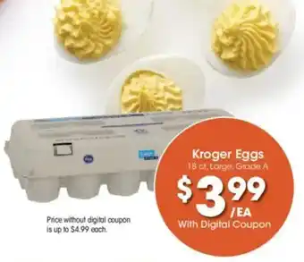 Kroger Kroger Eggs offer