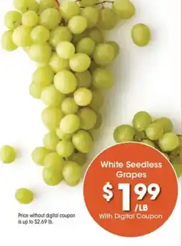 Kroger White Seedless Grapes offer