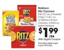 Kroger Nabisco Ritz Crackers offer