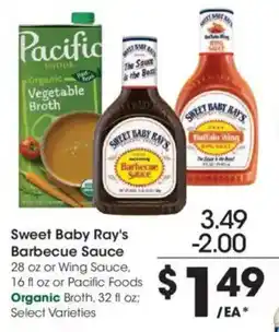 Kroger Sweet Baby Ray's Barbecue Sauce offer