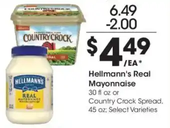 Kroger Hellmann's Real Mayonnaise offer