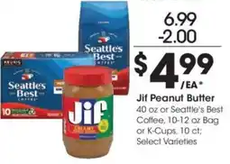 Kroger Jif Peanut Butter offer