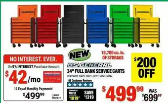 Harbor Freight Tools 34 offer