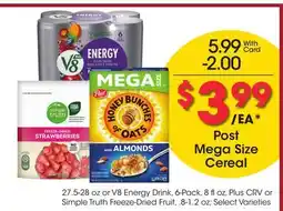 Ralphs Post Mega Size Cereal offer