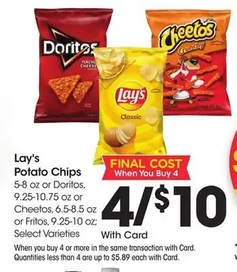 Ralphs Lay's Potato Chips offer