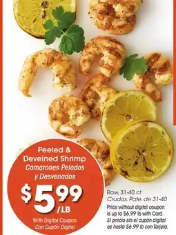 Ralphs Deveined Shrimp offer