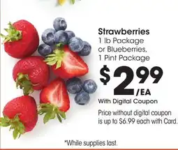 Ralphs Strawberries offer