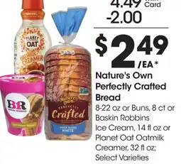 Ralphs Nature's Own Perfectly Crafted Bread offer