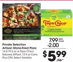 Ralphs Private Selection Artisan Stone-Fired Pizza offer