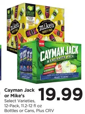 Food 4 Less Cayman Jack or Mike's offer