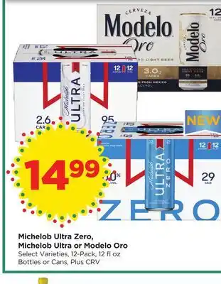 Food 4 Less Michelob Ultra Zero, Michelob Ultra or Modelo Oro offer