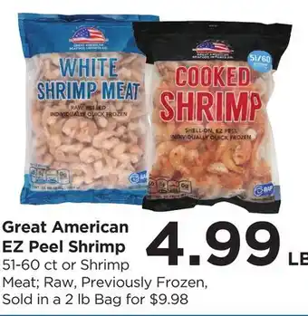 Food 4 Less Great American EZ Peel Shrimp offer