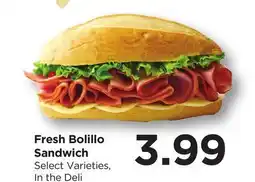 Food 4 Less Fresh Bolillo Sandwich offer