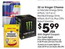 Ralphs 32 oz Kroger Cheese offer