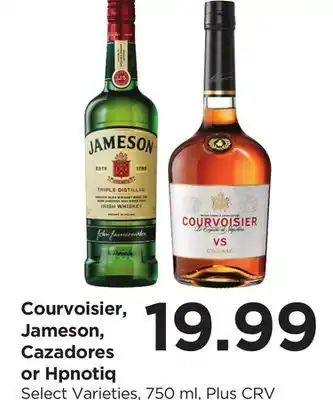 Food 4 Less Courvoisier, Jameson, Cazadores or Hpnotiq offer