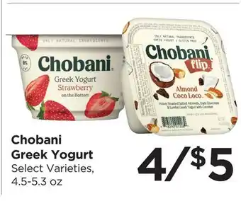 Food 4 Less Chobani Greek Yogurt offer