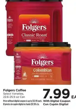 Food 4 Less Folgers Coffee offer