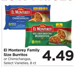 Food 4 Less El Monterey Family Size Burritos offer