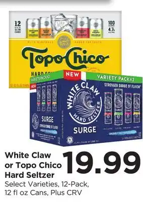 Food 4 Less White Claw or Topo Chico Hard Seltzer offer