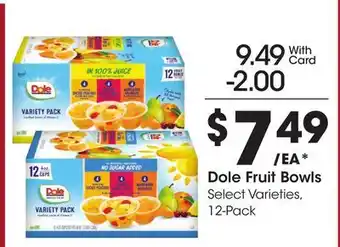 Ralphs Dole Fruit Bowls offer