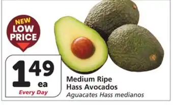 Vons Medium Ripe Hass Avocados offer