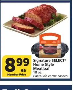 Vons Signature SELECT Home Style Meatloaf offer