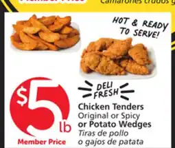 Vons Chicken Tenders Original or Spicy or Potato Wedges offer