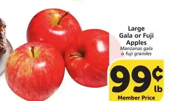 Vons Large Gala or Fuji Apples offer