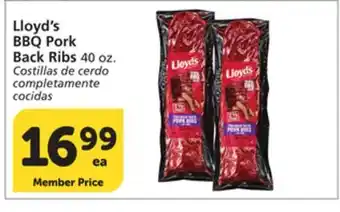 Vons Lloyd's BBQ Pork Back Ribs offer