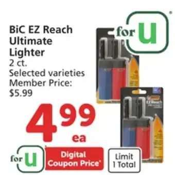 Vons BiC EZ Reach Ultimate Lighter offer