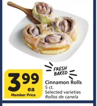 Vons Cinnamon Rolls offer