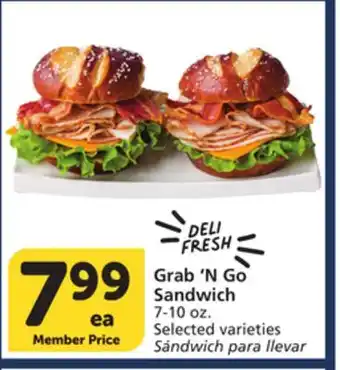 Vons Grab'N Go Sandwich offer